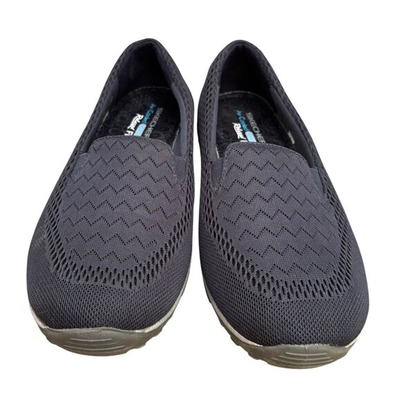 SKECHERS Memory Foam Slip On Navy Blue Relaxed Fit Size 9 Style 49244 EUC - Picture 2 of 10